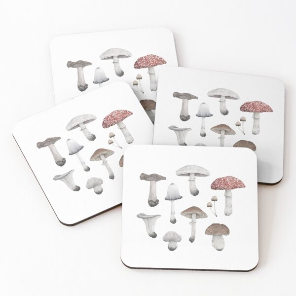 Item preview, Mushroom Pattern Illustration designed and sold by Lauren Fitton Illustration.