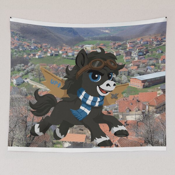 Item preview, Black and White Friendship Pony Aviator  designed and sold by KlakkDrawsStuff.