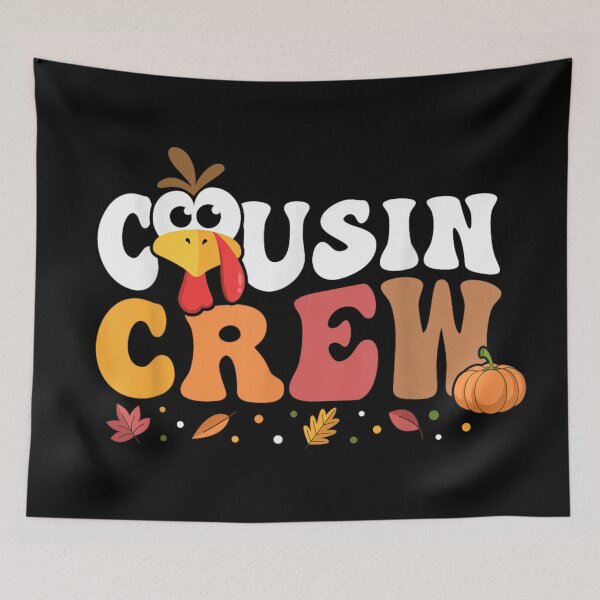 Item preview, Cousin Crew Funny Turkey Family Gathering Matching Thanksgiving Day Design designed and sold by Phil Ben.