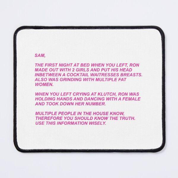 Item preview, Snooki and JWoww’s anonymous letter to Sammy designed and sold by the lexiverse.
