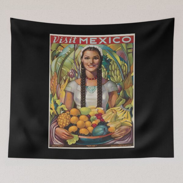 Item preview, Vintage Mexico Travel Poster | Mid-Century Art Print | Vibrant Cultural Heritage & Tropical Beauty | Vintage Tourism Decor designed and sold by artofuniverse.