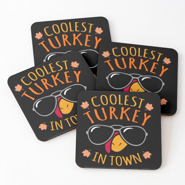 Item preview, Coolest Turkey In Town Funny Turkey Wearing Sunglasses Fall Thanksgiving Day designed and sold by Phil Ben.