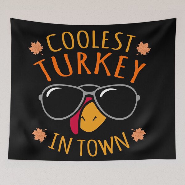 Item preview, Coolest Turkey In Town Funny Turkey Wearing Sunglasses Fall Thanksgiving Day designed and sold by Phil Ben.
