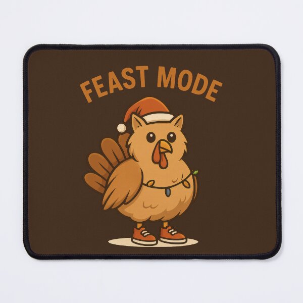 Item preview, Feast Mode — Funny Holiday Turkey Illustration designed and sold by Ombrya.