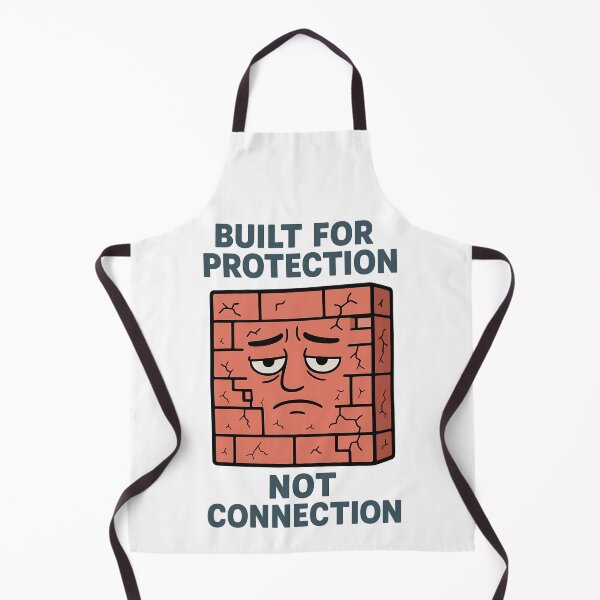 Item preview, Built for Protection Not Connection Emotional Wall Design designed and sold by TeeTimeTreasure.