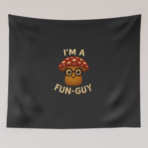 Item preview, I’m a Fun-Guy Cute Mushroom Design designed and sold by Liv Solara.