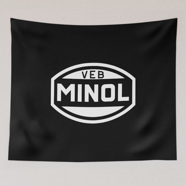 Item preview, VEB Minol logo (original in white) designed and sold by VEB Ostladen.