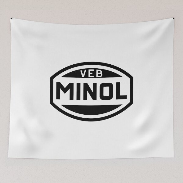 Item preview, VEB Minol logo (original in black) designed and sold by VEB Ostladen.