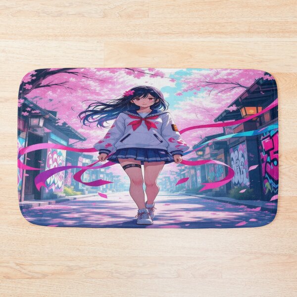 Item preview, Cherry Blossom Walk – between school uniforms, street art & spring vibes designed and sold by FotoworldEdel.
