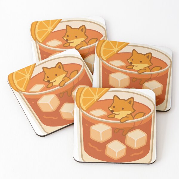 Item preview, Negroni Fox Cozy Cocktail Time designed and sold by Tiny Joy World.