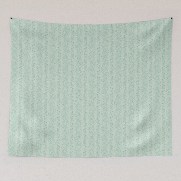 Item preview, Tumbling Ginkgo in pale sage designed and sold by LisaLeQuelenec.