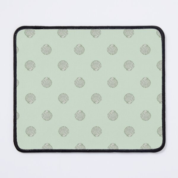 Item preview,  Simply Scallops in seaglass green designed and sold by LisaLeQuelenec.