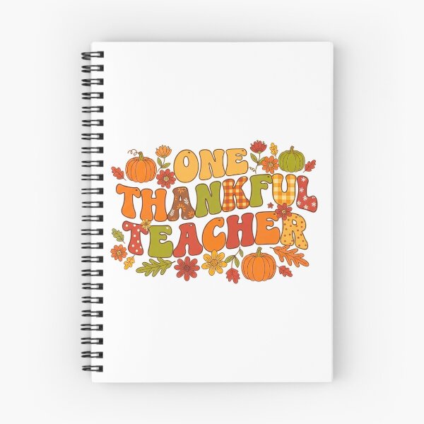 Item preview, One Thankful Teacher – Retro Fall Thanksgiving Autumn Classic T-Shirt designed and sold by Shivartdesign36.