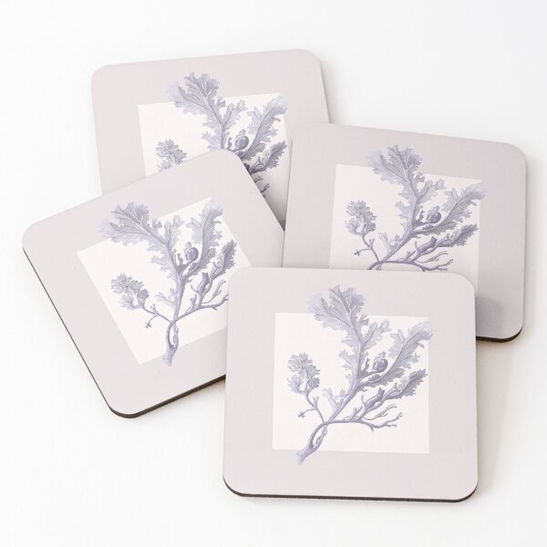Item preview, Botanical seaweed in pearl blush designed and sold by LisaLeQuelenec.