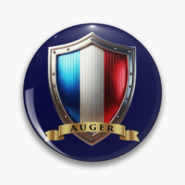Artikelvorschau, Auger Heritage Crest, Frankreich-Schild entworfen und verkauft von Highlandkings.