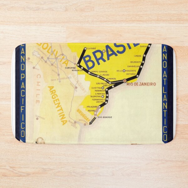 Item preview, Vintage Art Deco Travel Poster | Linhas Aéreas Condor | South America Map & Routes | Brazil Aviation History | 1930s Airline designed and sold by artofuniverse.
