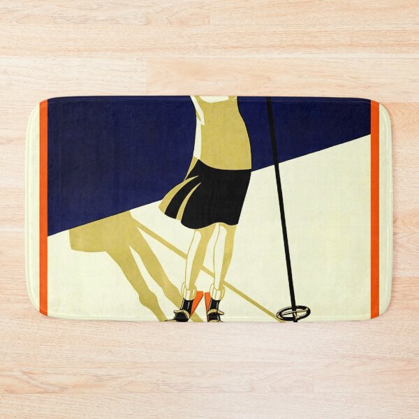 Item preview, Vintage Ski Poster | Sainte-Croix & Les Rasses | Art Deco Style | Jura Mountains Switzerland | Winter Sports Travel Art designed and sold by artofuniverse.