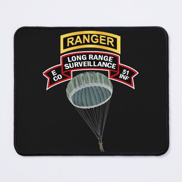 Item preview, Army - Airborne Ranger - E Company- 51st Infantry (Ranger) Scroll w Ranger Tab designed and sold by Military Insignia Products.
