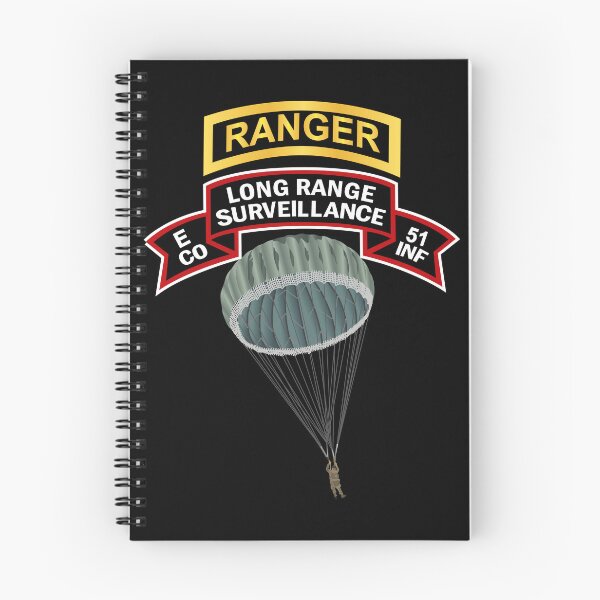 Item preview, Army - Airborne Ranger - E Company- 51st Infantry (Ranger) Scroll w Ranger Tab designed and sold by Military Insignia Products.