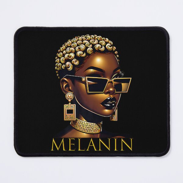 Item preview, Womens Black Gold Queen Melanin Gift designed and sold by mariannilda70.