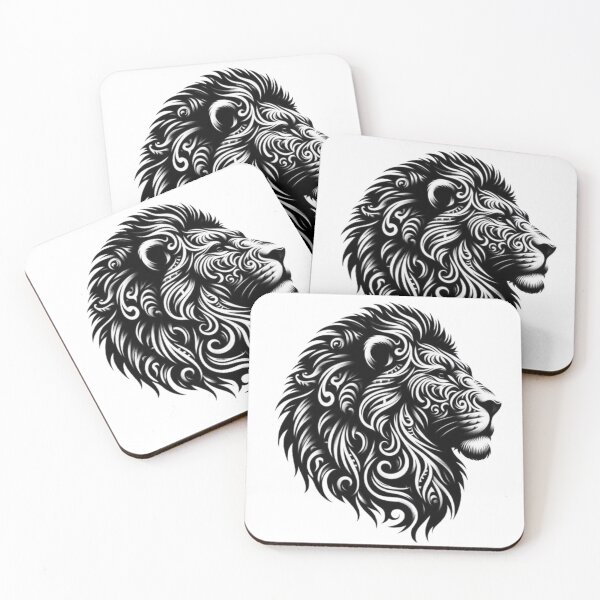 Item preview, Lion tribal tattoo designed and sold by Shark-86.