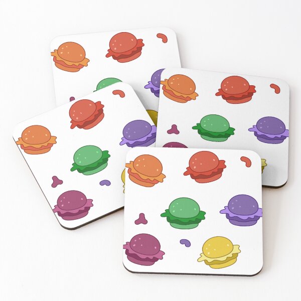 Item preview, Pretty Patties Colorful Hamburgers Krabby Patty Spongebob  designed and sold by RegiCheese.