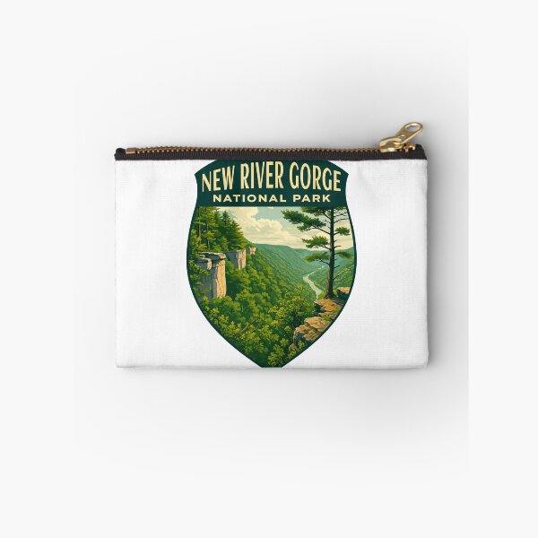 Item preview, New River Gorge National Park Retro Bridge Sticker designed and sold by Ismeal Von.