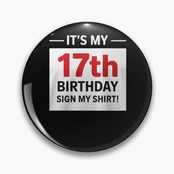 Item preview, It's My 17th Birthday Sign My 17 Year Old Birthday  designed and sold by NeomiStoreSS.