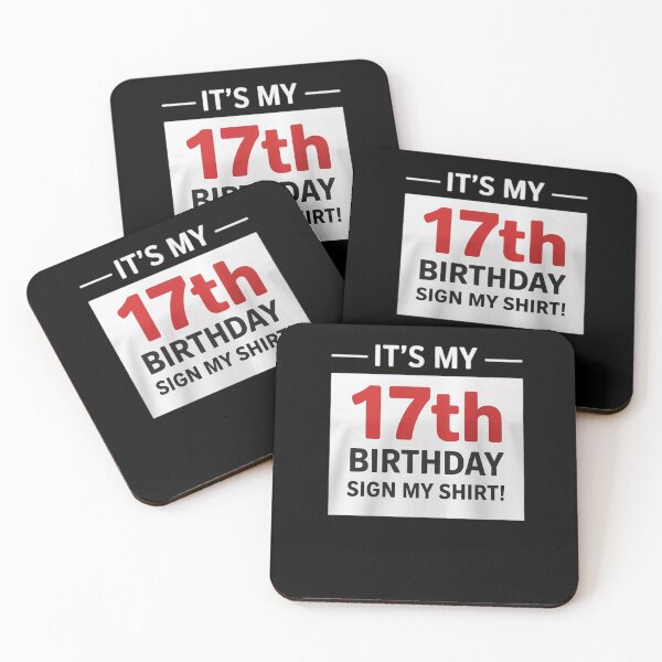 Item preview, It's My 17th Birthday Sign My 17 Year Old Birthday  designed and sold by NeomiStoreSS.