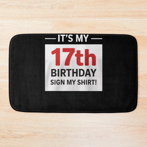 Item preview, It's My 17th Birthday Sign My 17 Year Old Birthday  designed and sold by NeomiStoreSS.