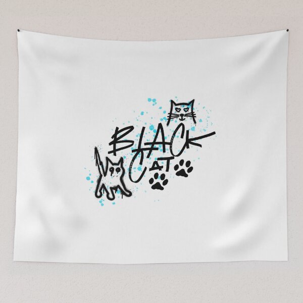 Item preview, Black Cat Graffity designed and sold by Yellow-Eyes.