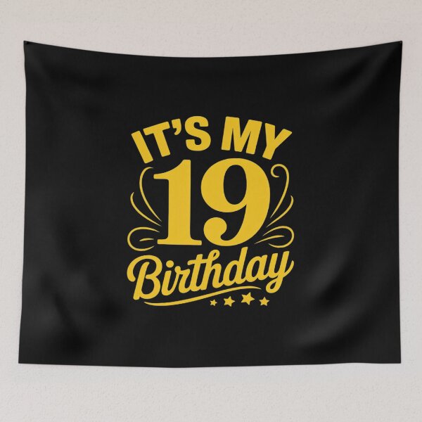 Item preview, It's My 19th Birthday 19 Years Old 19th Birthday  designed and sold by NeomiStoreSS.