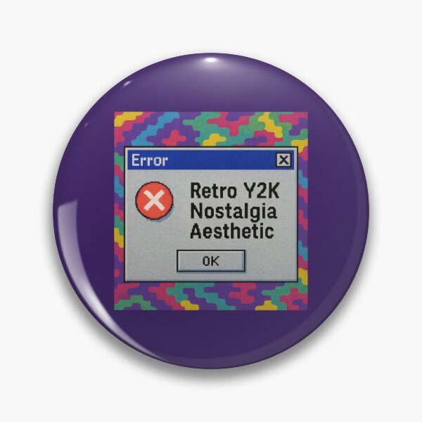 Item preview, Retro Y2K Nostalgia Aesthetic — Error Window Design designed and sold by Ombrya.