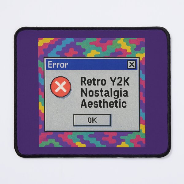 Item preview, Retro Y2K Nostalgia Aesthetic — Error Window Design designed and sold by Ombrya.