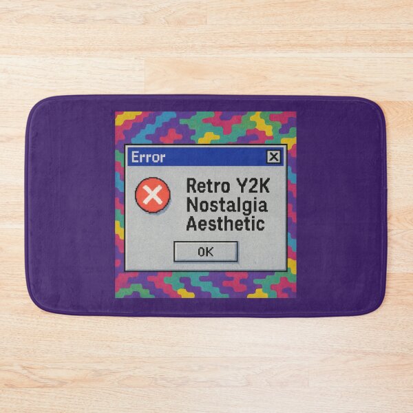 Item preview, Retro Y2K Nostalgia Aesthetic — Error Window Design designed and sold by Ombrya.