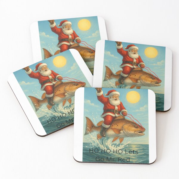 Item preview, Redfish Rodeo – Santa’s Christmas Catch by Line & Legacy designed and sold by lineandlegacy.