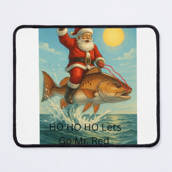 Item preview, Redfish Rodeo – Santa’s Christmas Catch by Line & Legacy designed and sold by lineandlegacy.