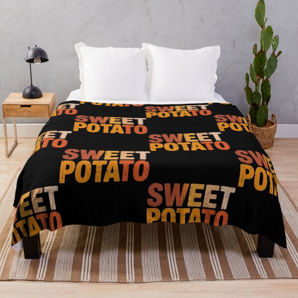 Item preview, Sweet Potato Grouchy Potato, Funny Sweet Potato Cute Retro Typography designed and sold by BLZART.