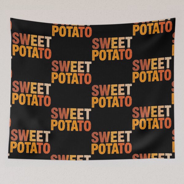 Item preview, Sweet Potato Grouchy Potato, Funny Sweet Potato Cute Retro Typography designed and sold by BLZART.