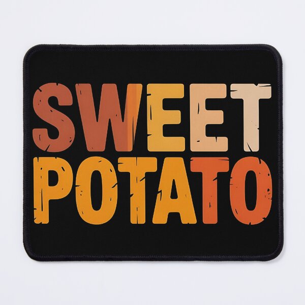 Item preview, Sweet Potato Grouchy Potato, Funny Sweet Potato Cute Retro Typography designed and sold by BLZART.
