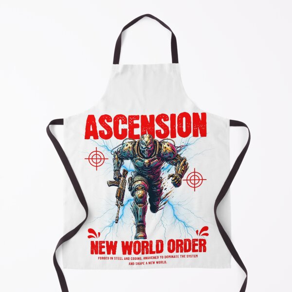 Item preview, Cool Sci-Fi Art Design, Ascension – New World Order | Futuristic Intelligent Robot designed and sold by GudBuyArt.