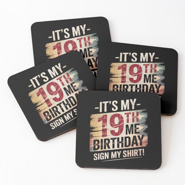 Item preview, It's My 19th Birthday 19 Years Old Birthday Party Sign My  designed and sold by NeomiStoreSS.