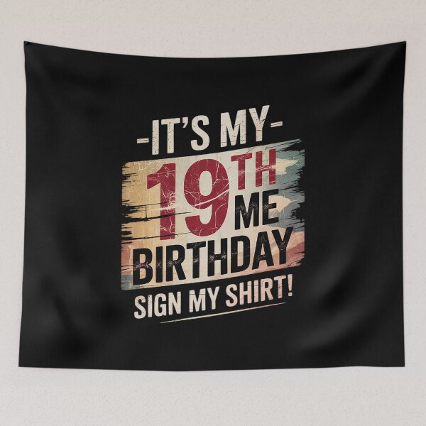 Item preview, It's My 19th Birthday 19 Years Old Birthday Party Sign My  designed and sold by NeomiStoreSS.