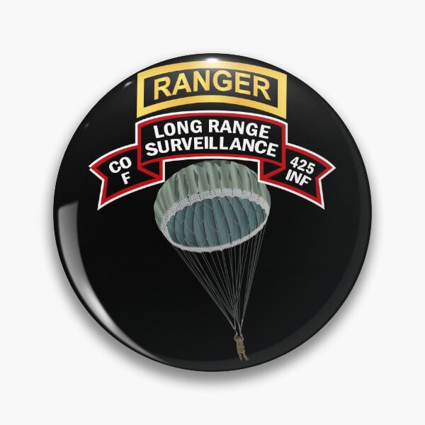 Item preview, Army - Airborne Ranger - F Company- 425th Infantry (Ranger) Scroll w Ranger Tab designed and sold by Military Insignia Products.