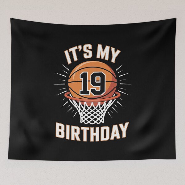 Item preview, It's My 19th Birthday Basketball Theme 19 Year Old Boys  designed and sold by NeomiStoreSS.