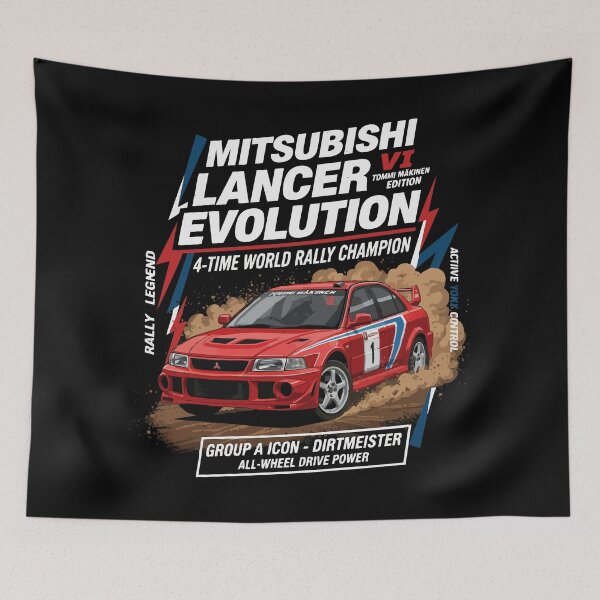 Item preview, Mitsubishi Lancer Evo Tommi Makinen Edition designed and sold by BronArtworks.