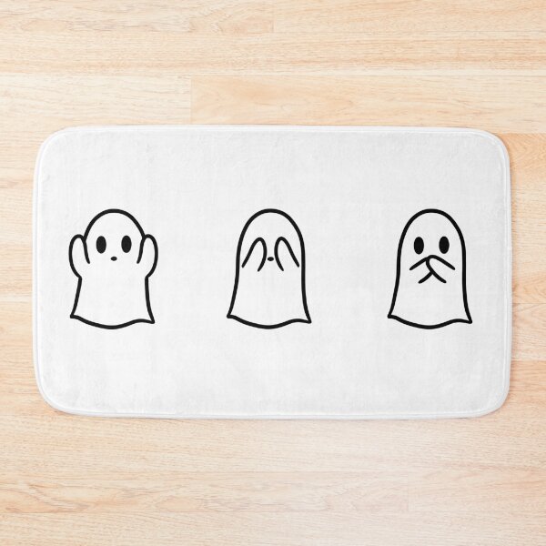 Item preview, No Hear, See, or Speak Evil Cute Ghosts designed and sold by GotMoxieDesigns.