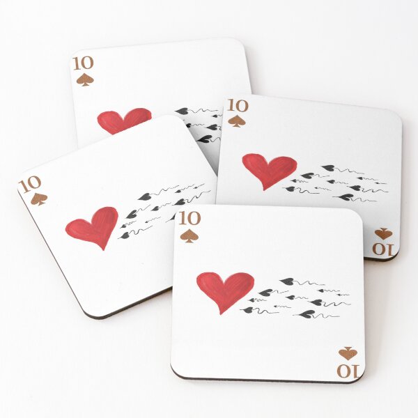 Item preview, Love Attack – Ten of Swords designed and sold by Ateliê dos Naipes .