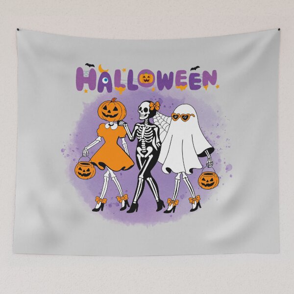 Item preview, Ghouls Just Wanna Have Fun Halloween Friends designed and sold by ArtCustomDesign.