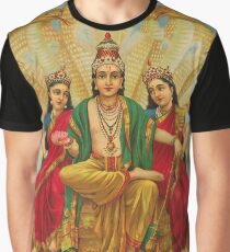 Art : Raja Ravi Varma - Sesha Narayana Graphic T-Shirt